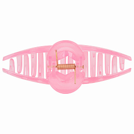 Краб для волос 11 см, глянцевый, розовый, MONTE VITA (МОНТЕ ВИТА), 457007