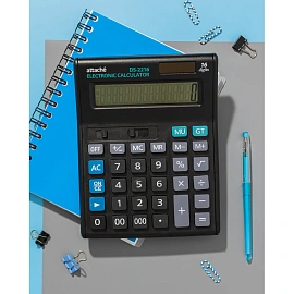 Калькулятор настольный Attache Economy 16-разрядный черный 190x145x45 мм