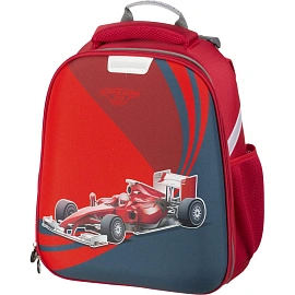 Ранец Комус Класс (№1 School) Basic Be First анатомический красный с двумя отделениями