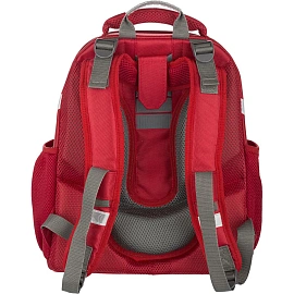 Ранец Комус Класс (№1 School) Basic Be First анатомический красный с двумя отделениями