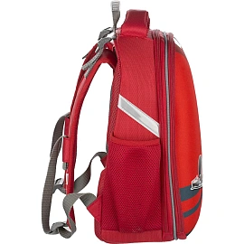 Ранец Комус Класс (№1 School) Basic Be First анатомический красный с двумя отделениями