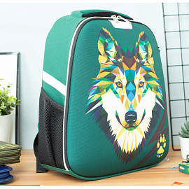 Ранец Комус Класс Light Волк зеленый с одним отделением