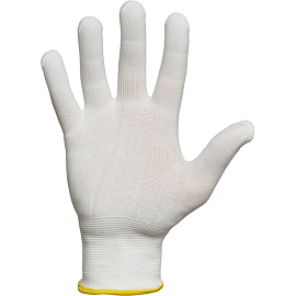 Перчатки рабочие защитные нейлоновые белые (2 нити, 13 класс, размер 8 (M))