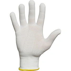 Перчатки рабочие защитные нейлоновые белые (2 нити, 13 класс, размер 10 (XL))