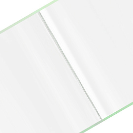 Папка с 60 вкладышами СТАММ "Сияние" А4, 21мм, 700мкм, пластик, белый