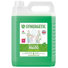 Мыло жидкое Synergetic Луговые травы 5000 мл фото Мыло жидкое Synergetic Луговые травы 5000 мл