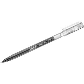 Ручка гелевая неавтоматическая бесстержневая Attache Free ink черная (толщина линии 0.35 мм)