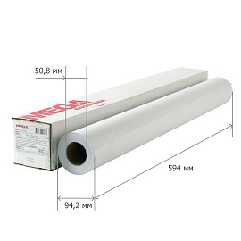 Бумага широкоформатная Комус (ProMega engineer) 80 г/кв.м, длина 45 м, ширина 594 мм, диаметр втулки 50.8 мм, 4 рулона в упаковке фото Бумага широкоформатная Комус (ProMega engineer) 80 г/кв.м, длина 45 м, ширина 594 мм, диаметр втулки 50.8 мм, 4 рулона в упаковке