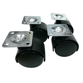 Набор колес для подставки под системный блок Арго (пластик, 4 штук в упаковке) фото Набор колес для подставки под системный блок Арго (пластик, 4 штук в упаковке)