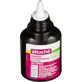 Краска штемпельная Attache красная на водно-глицериновой основе 45 г