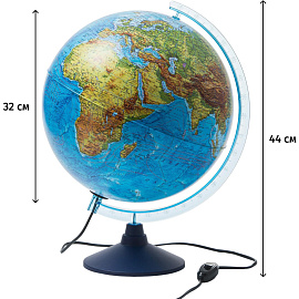 Глобус Globen физико-политический 32 см интерактивный с подсветкой