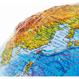 Глобус Globen физико-политический 32 см интерактивный рельефный с подсветкой