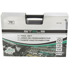 Набор инструмента универсальный Stels 76 предметов (14116)