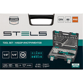 Набор инструмента автомобильный Stels 82 предмета (14117) фото Набор инструмента автомобильный Stels 82 предмета (14117)