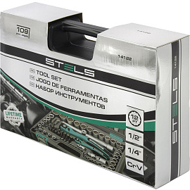 Набор инструмента автомобильный Stels 109 предметов (14122) фото Набор инструмента автомобильный Stels 109 предметов (14122)