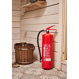 Огнетушитель порошковый Пожтехника ОП-6(з) Миг (АВСЕ, 4А 144В СЕ, ЗПУ-стеклонаполненный полиамид, 111-09)