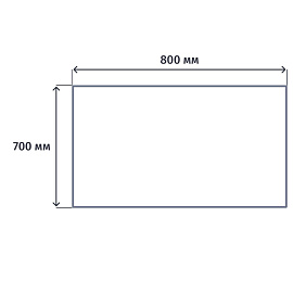 Стол прямой Комус Мебель Easy Business (дуб тёмный/серый, 800х700х747 мм)