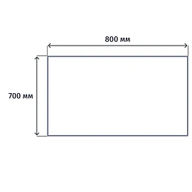Стол прямой Комус Мебель (Easy to lead) Easy Business (сосна винтер, 800х700х747 мм)