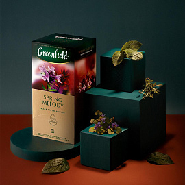 Чай черный Greenfield Spring Melody 25 пакетиков фото Чай черный Greenfield Spring Melody 25 пакетиков