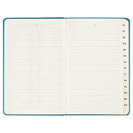 Телефонная книга А5, 80л., кожзам, BG "Winner. Dark teal", с вырубкой
