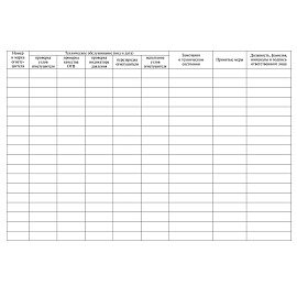 Журнал технического обслуживания огнетушителей форма КЖ 497 (28 листов, скрепка, обложка картон)