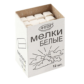 Мел Алгем белый 12 штук