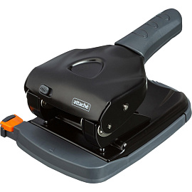 Дырокол мощный Attache Power до 65 листов черный с линейкой