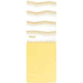 Блокнот Attache Waves Конференц А5 50 листов оранжевый в клетку на спирали (148х217 мм)