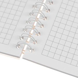 Блокнот Attache Waves Конференц А5 50 листов оранжевый в клетку на спирали (148х217 мм)