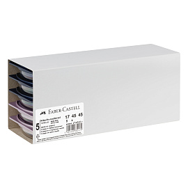 Циркуль Faber-Castell + грифели, пластиковый футляр, цвет темно-синий., роз. золото