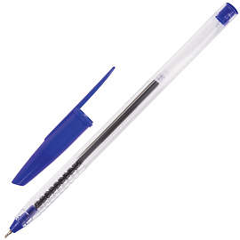 Ручка шариковая масляная STAFF "EVERYDAY" OBP-226, СИНЯЯ, корпус прозрачный, игольчатый узел 0,7 мм, линия письма 0,35 мм, 141705 фото Ручка шариковая масляная STAFF "EVERYDAY" OBP-226, СИНЯЯ, корпус прозрачный, игольчатый узел 0,7 мм, линия письма 0,35 мм, 141705