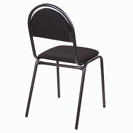 Стул для посетителей РС00М, черный каркас, ткань черная фото Стул для посетителей РС00М, черный каркас, ткань черная