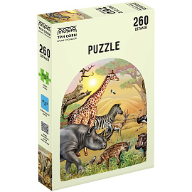 Пазл 260 эл. ТРИ СОВЫ "Африка