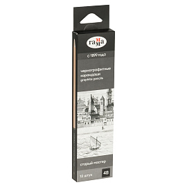 Карандаш ч/г Гамма "Старый мастер", 4B, кедр, заточен. фото Карандаш ч/г Гамма "Старый мастер", 4B, кедр, заточен.