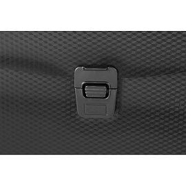 Папка-портфель пластиковая Комус A4 черная (34х4х24 см, 6 отделений)