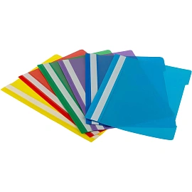 Скоросшиватель пластиковый Выбор есть (Attache Economy) A4 до 100 листов красный (толщина обложки 0.1/0.12 мм, 10 штук в упаковке)