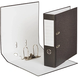 Папка-регистратор Attache 80 мм чёрная бумага