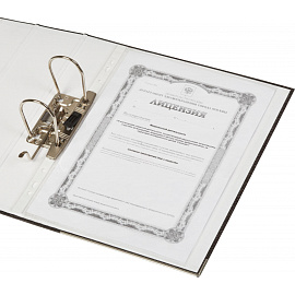 Папка-регистратор Attache 80 мм чёрная бумага