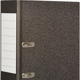 Папка-регистратор Attache 80 мм чёрная бумага