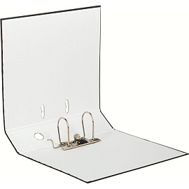 Папка-регистратор Attache Экономи 80 мм чёрная бумвинил/бумага