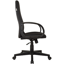 Кресло для руководителя Бюрократ CH-808AXSN чёрное (ткань, пластик) фото Кресло для руководителя Бюрократ CH-808AXSN чёрное (ткань, пластик)