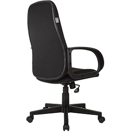 Кресло для руководителя Бюрократ CH-808AXSN чёрное (ткань, пластик) фото Кресло для руководителя Бюрократ CH-808AXSN чёрное (ткань, пластик)