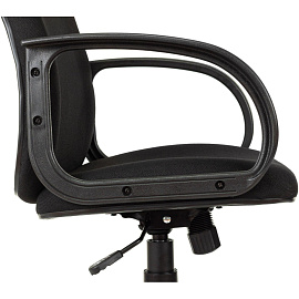 Кресло для руководителя Бюрократ CH-808AXSN чёрное (ткань, пластик) фото Кресло для руководителя Бюрократ CH-808AXSN чёрное (ткань, пластик)