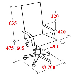 Кресло для руководителя Бюрократ CH-808AXSN чёрное (ткань, пластик) фото Кресло для руководителя Бюрократ CH-808AXSN чёрное (ткань, пластик)