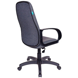 Кресло для руководителя Бюрократ CH-808AXSN серое (ткань, пластик) фото Кресло для руководителя Бюрократ CH-808AXSN серое (ткань, пластик)