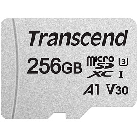 Карта памяти 256 ГБ microSDXC Transcend 300S-A (TS256GUSD300S-A)