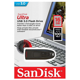 Флешка USB 3.0 16 ГБ Sandisk Ultra (SDCZ48-016G-U46)