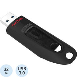 Флешка USB 3.0 32 ГБ Sandisk Ultra (SDCZ48-032G-U46)