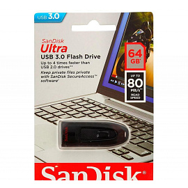 Флешка USB 3.0 64 ГБ Sandisk Ultra (SDCZ48-064G-U46)