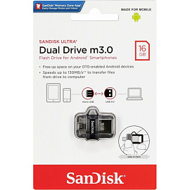 Флешка USB 3.0 32 ГБ Sandisk Ultra Dual Drive (SDDD3-032G-G46)